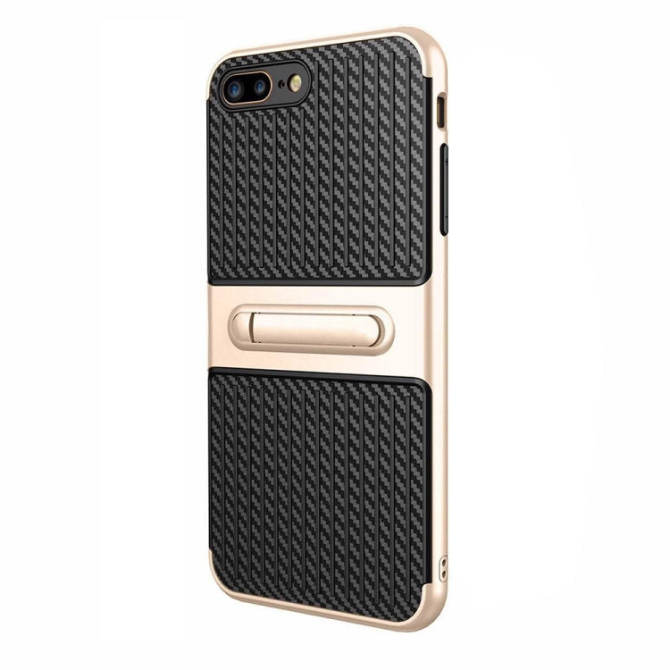 For iPhone 8 Plus & 7 Plus   Trunk Shape TPUï¼‹ABS Oil Spout Craft Combination Protective Case with Holder