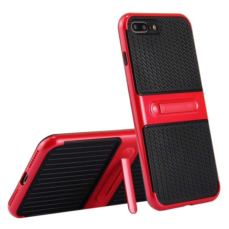 For iPhone 8 Plus & 7 Plus   Trunk Shape TPUï¼‹ABS Oil Spout Craft Combination Protective Case with Holder
