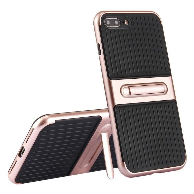 For iPhone 8 Plus & 7 Plus   Trunk Shape TPUï¼‹ABS Oil Spout Craft Combination Protective Case with Holder
