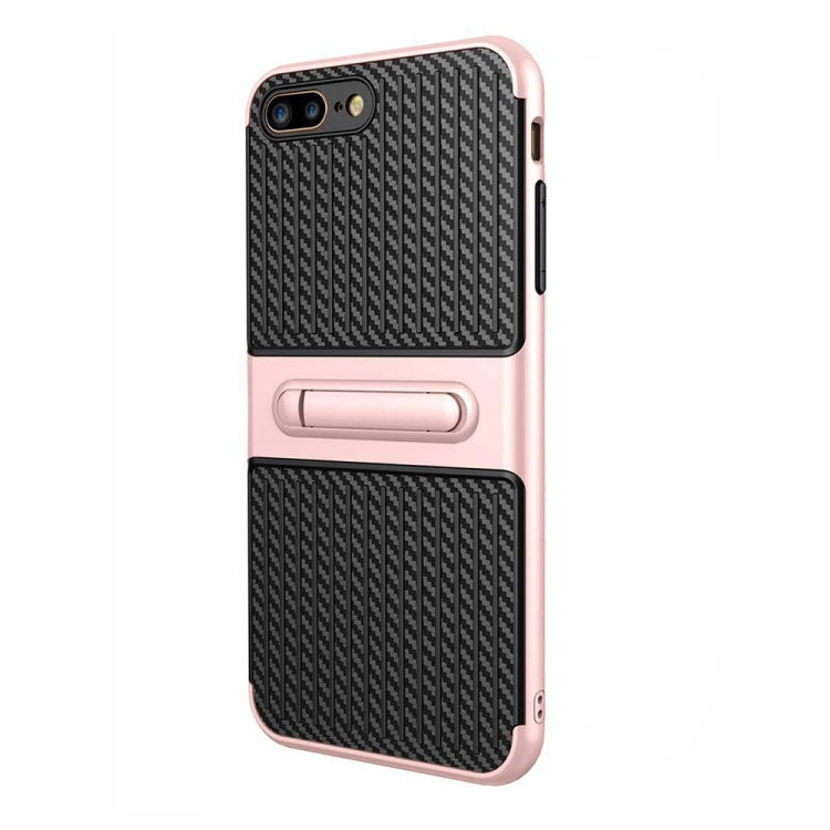 For iPhone 8 Plus & 7 Plus   Trunk Shape TPUï¼‹ABS Oil Spout Craft Combination Protective Case with Holder