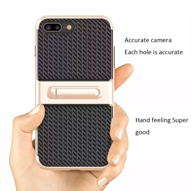 For iPhone 8 Plus & 7 Plus   Trunk Shape TPUï¼‹ABS Oil Spout Craft Combination Protective Case with Holder