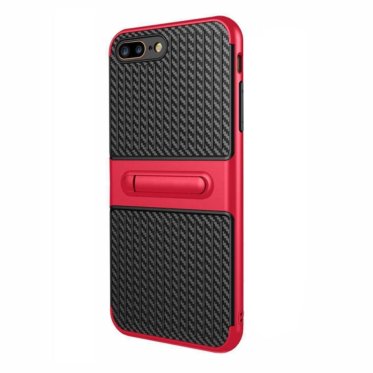 For iPhone 8 Plus & 7 Plus   Trunk Shape TPUï¼‹ABS Oil Spout Craft Combination Protective Case with Holder