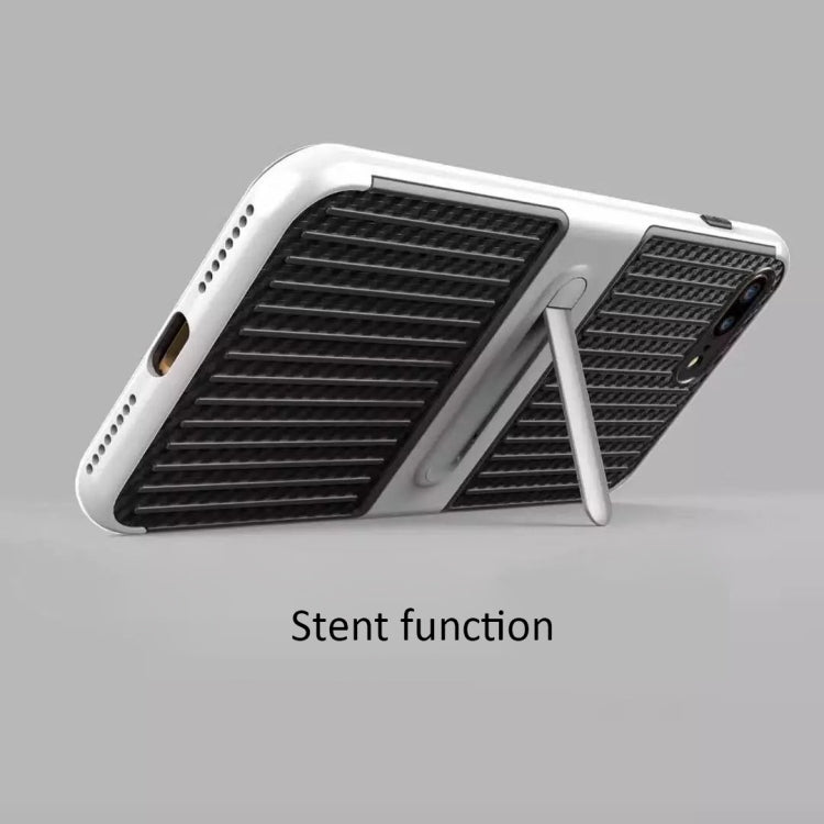 For iPhone 8 Plus & 7 Plus   Trunk Shape TPUï¼‹ABS Oil Spout Craft Combination Protective Case with Holder