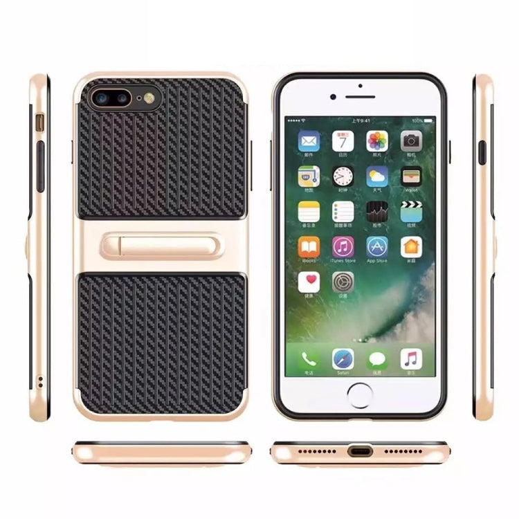For iPhone 8 Plus & 7 Plus   Trunk Shape TPUï¼‹ABS Oil Spout Craft Combination Protective Case with Holder