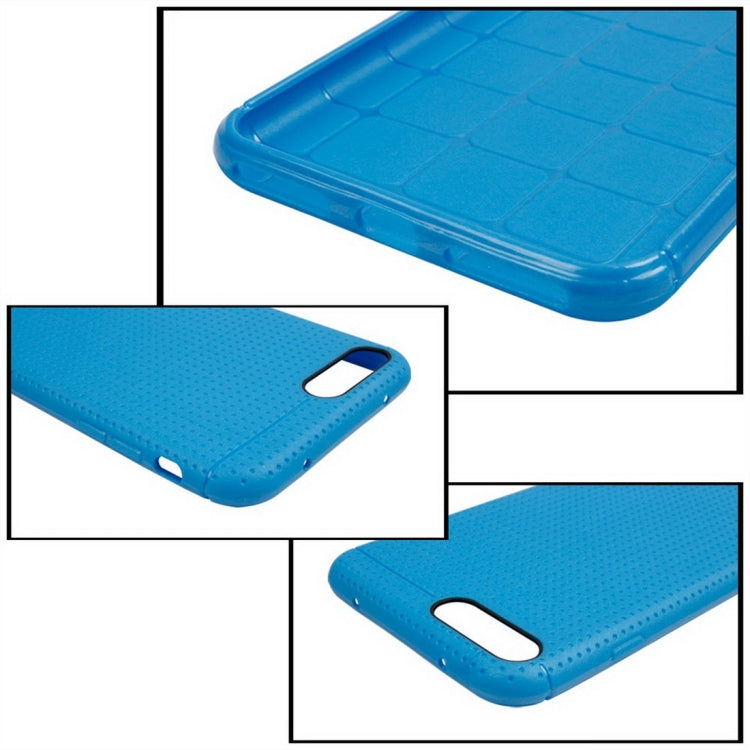 For iPhone 8 Plus & 7 Plus   Honeycomb Texture Soft TPU Protective Case