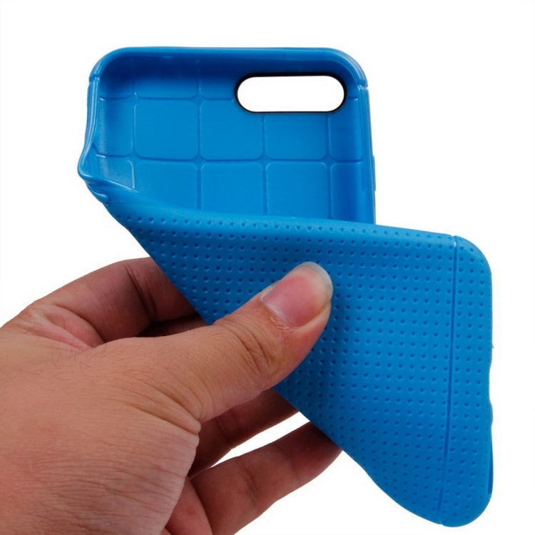For iPhone 8 Plus & 7 Plus   Honeycomb Texture Soft TPU Protective Case