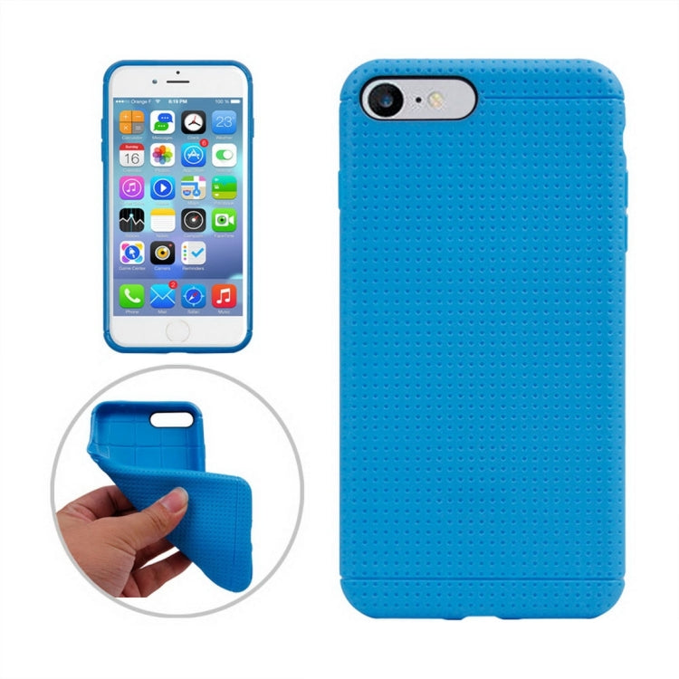 For iPhone 8 Plus & 7 Plus   Honeycomb Texture Soft TPU Protective Case