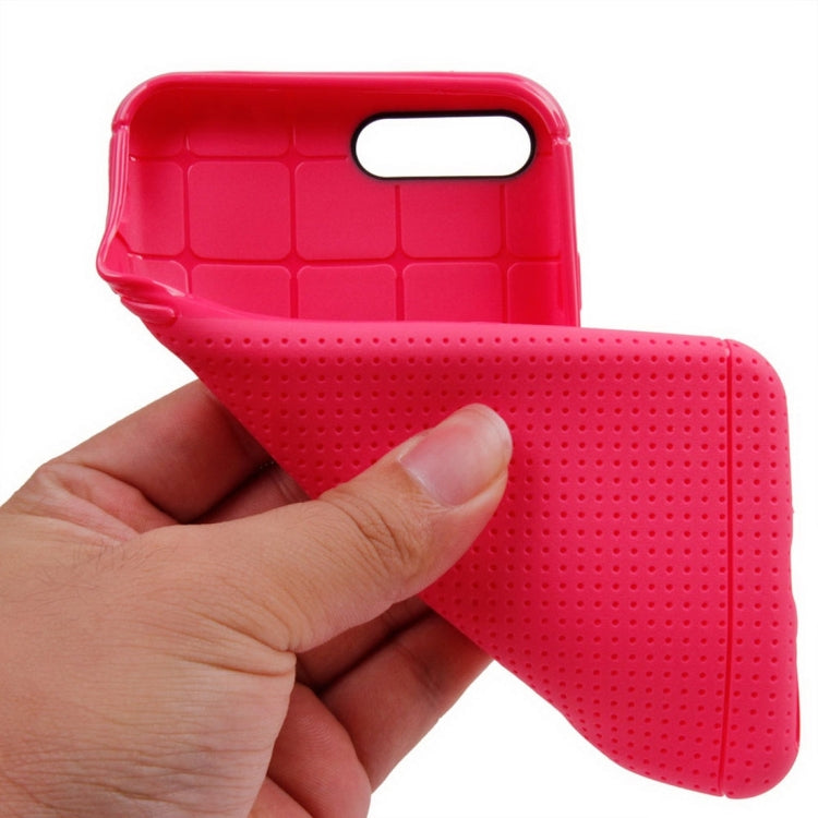 For iPhone 8 Plus & 7 Plus   Honeycomb Texture Soft TPU Protective Case