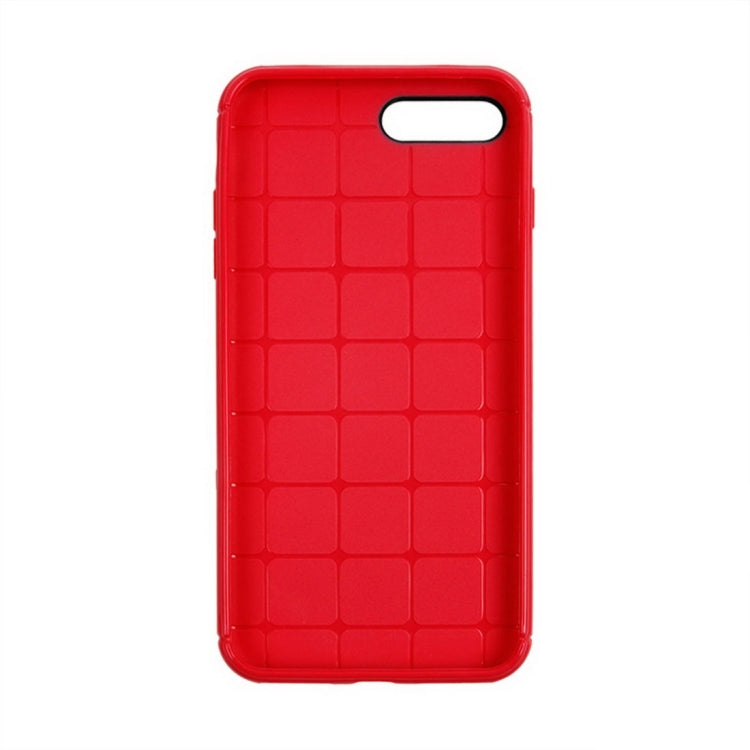 For iPhone 8 Plus & 7 Plus   Honeycomb Texture Soft TPU Protective Case