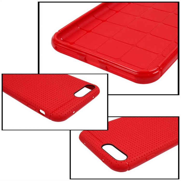 For iPhone 8 Plus & 7 Plus   Honeycomb Texture Soft TPU Protective Case