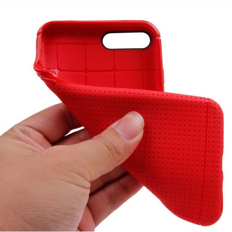 For iPhone 8 Plus & 7 Plus   Honeycomb Texture Soft TPU Protective Case