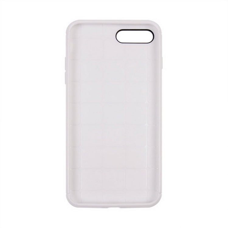 For iPhone 8 Plus & 7 Plus   Honeycomb Texture Soft TPU Protective Case
