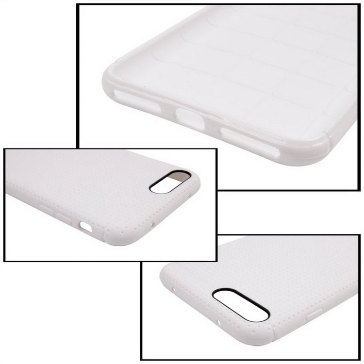 For iPhone 8 Plus & 7 Plus   Honeycomb Texture Soft TPU Protective Case