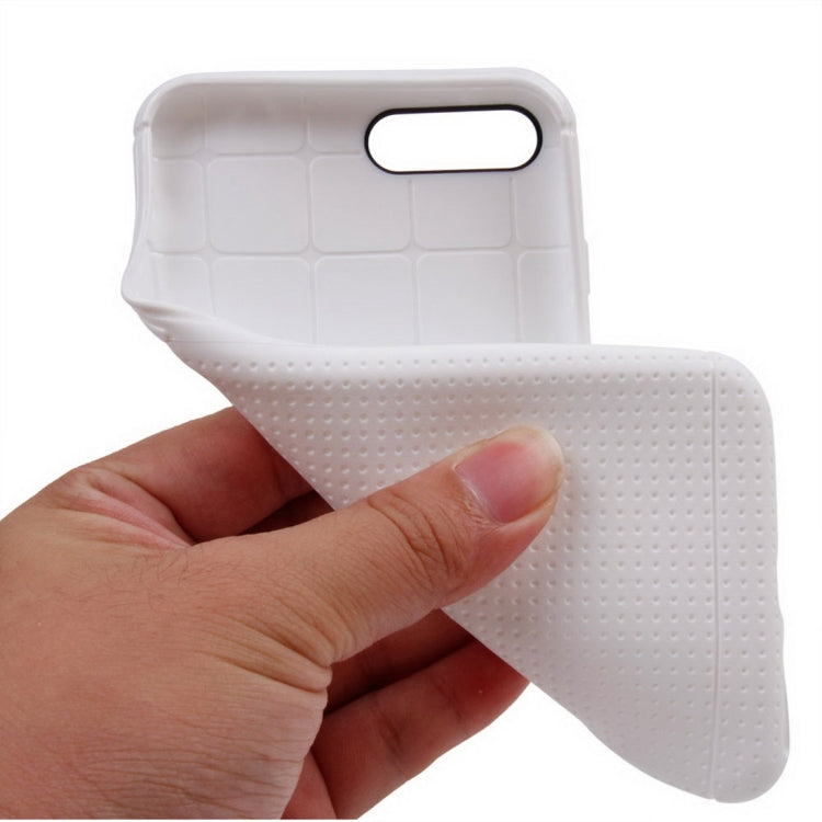 For iPhone 8 Plus & 7 Plus   Honeycomb Texture Soft TPU Protective Case