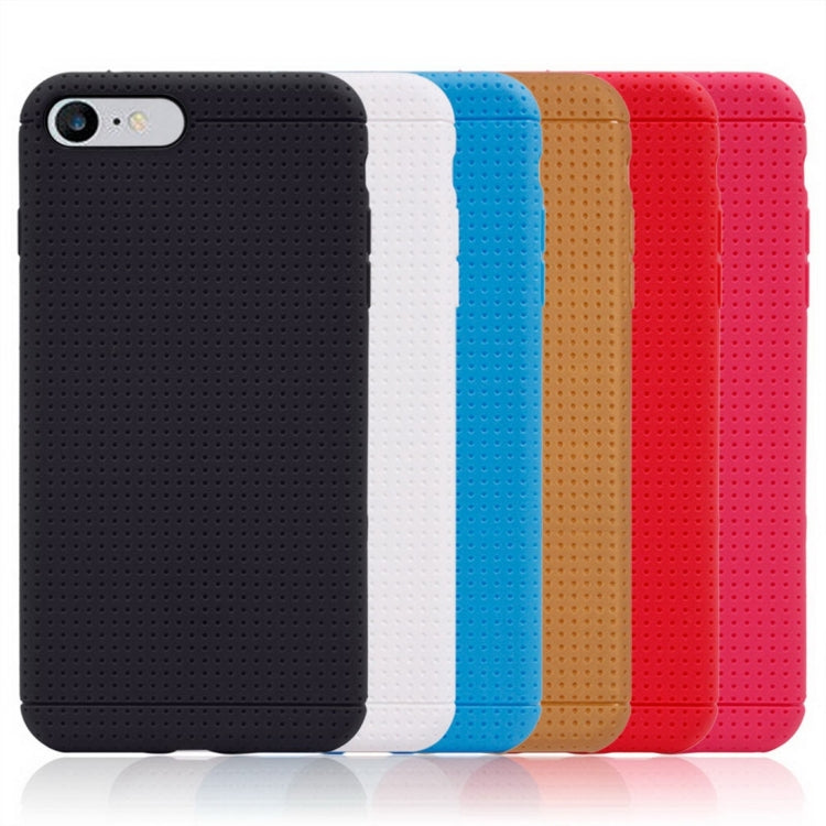 For iPhone 8 Plus & 7 Plus   Honeycomb Texture Soft TPU Protective Case