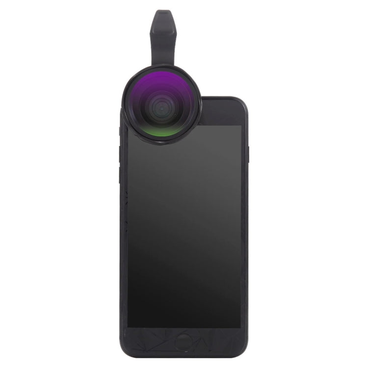 HAUTIK HK-007 2 in 1 Universal 12X Macro Lens + 0.6X HD Wide-angle Lens Kit with Clip, For iPhone, Samsung, Huawei, Xiaomi, HTC and Other Smartphones, Ultra-thin Digital Camera