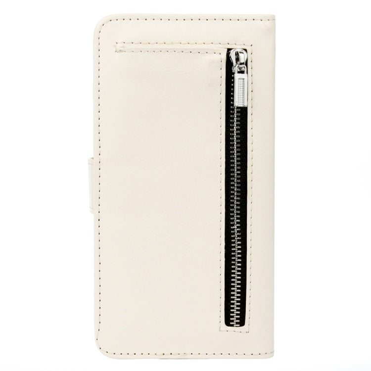 For iPhone 8 Plus & 7 Plus   Separable Crazy Horse Texture Zipper Wallet Style Flip Leather Case