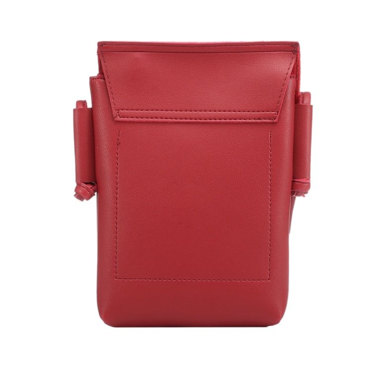 Universal Multi-function Litchi Texture Large Capacity Vertical Flip Genuine Leather Shoulder Bag for iPhone 7 Plus / Sony Xperia Z5 / Huawei P9 Plus, Size: 20.5 x 14.0 x 3.0cm