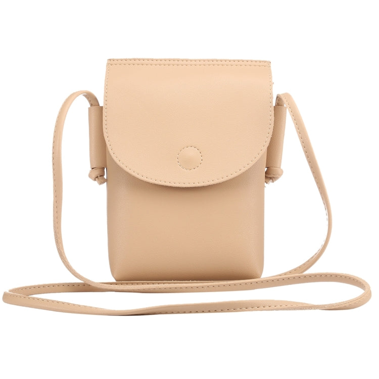 Universal Multi-function Litchi Texture Large Capacity Vertical Flip Genuine Leather Shoulder Bag for iPhone 7 Plus / Sony Xperia Z5 / Huawei P9 Plus, Size: 20.5 x 14.0 x 3.0cm