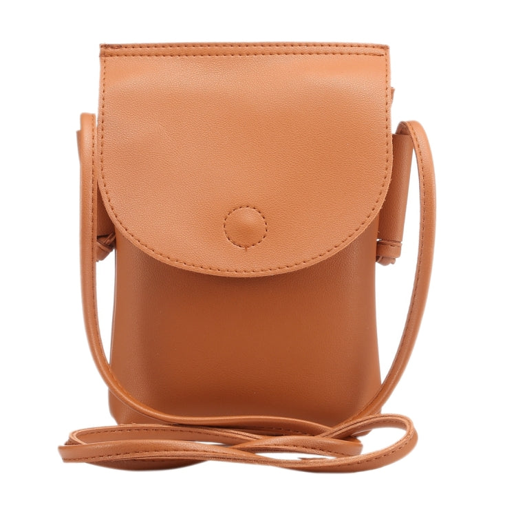 Universal Multi-function Litchi Texture Large Capacity Vertical Flip Genuine Leather Shoulder Bag for iPhone 7 Plus / Sony Xperia Z5 / Huawei P9 Plus, Size: 20.5 x 14.0 x 3.0cm