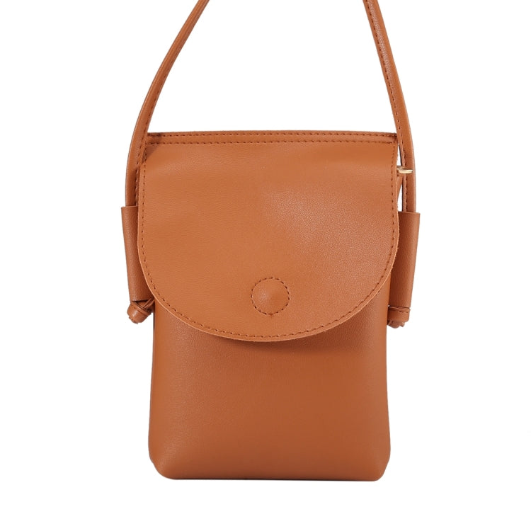 Universal Multi-function Litchi Texture Large Capacity Vertical Flip Genuine Leather Shoulder Bag for iPhone 7 Plus / Sony Xperia Z5 / Huawei P9 Plus, Size: 20.5 x 14.0 x 3.0cm
