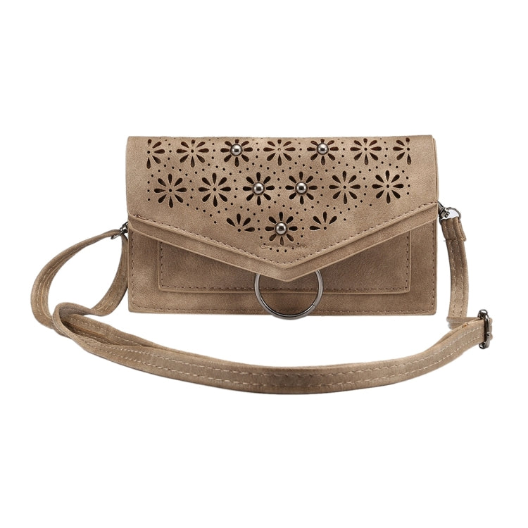 Universal Multi-function Crazy Horse Texture Four Layer Vertical Flip Shoulder Bag / Hand Bag for iPhone 7 Plus / Sony Xperia Z5 / Huawei P9 Plus, Size: 20.0 x 10.8 x 3.0cm