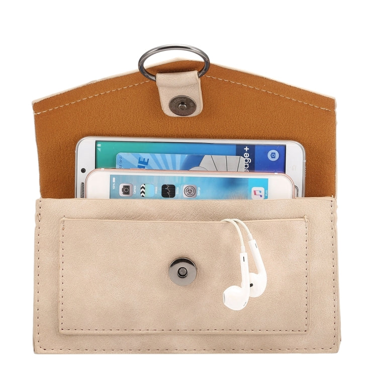 Universal Multi-function Crazy Horse Texture Four Layer Vertical Flip Shoulder Bag / Hand Bag for iPhone 7 Plus / Sony Xperia Z5 / Huawei P9 Plus, Size: 20.0 x 10.8 x 3.0cm