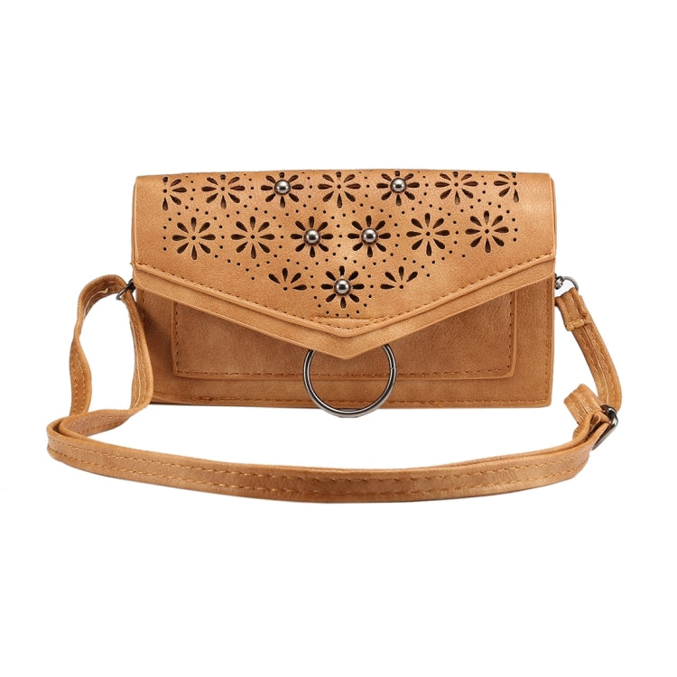 Universal Multi-function Crazy Horse Texture Four Layer Vertical Flip Shoulder Bag / Hand Bag for iPhone 7 Plus / Sony Xperia Z5 / Huawei P9 Plus, Size: 20.0 x 10.8 x 3.0cm