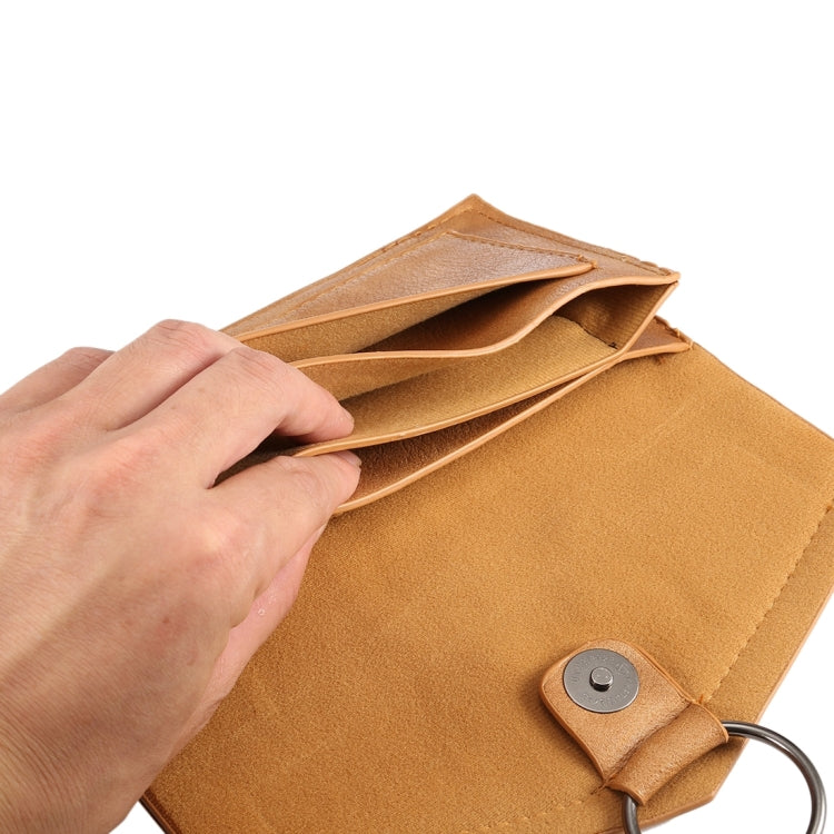 Universal Multi-function Crazy Horse Texture Four Layer Vertical Flip Shoulder Bag / Hand Bag for iPhone 7 Plus / Sony Xperia Z5 / Huawei P9 Plus, Size: 20.0 x 10.8 x 3.0cm