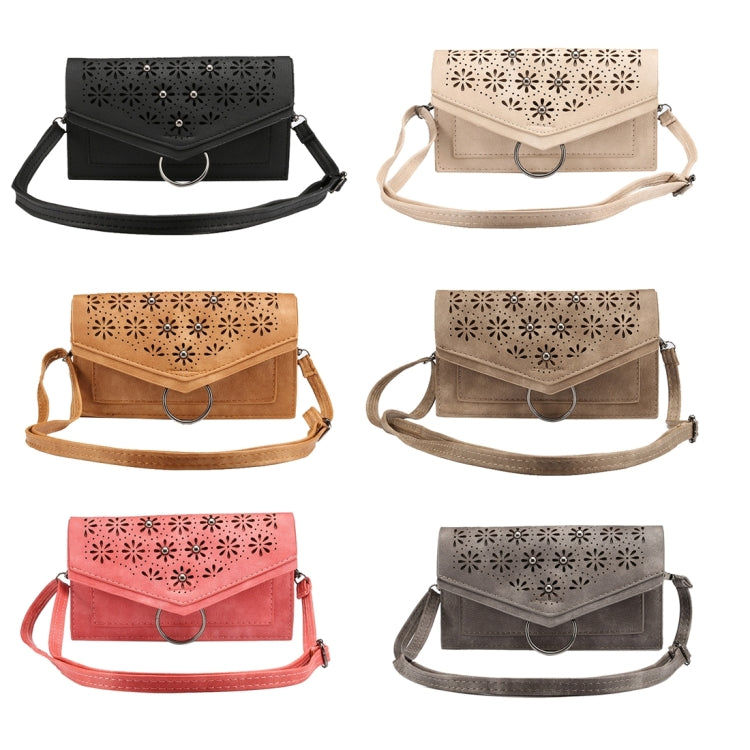 Universal Multi-function Crazy Horse Texture Four Layer Vertical Flip Shoulder Bag / Hand Bag for iPhone 7 Plus / Sony Xperia Z5 / Huawei P9 Plus, Size: 20.0 x 10.8 x 3.0cm