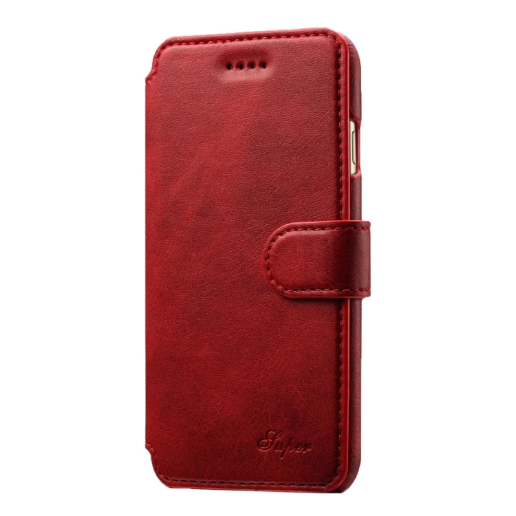 For iPhone 8 Plus & 7 Plus   Cowhide Texture Horizontal Flip Leather Case with Holder & Crad Slots & Wallet
