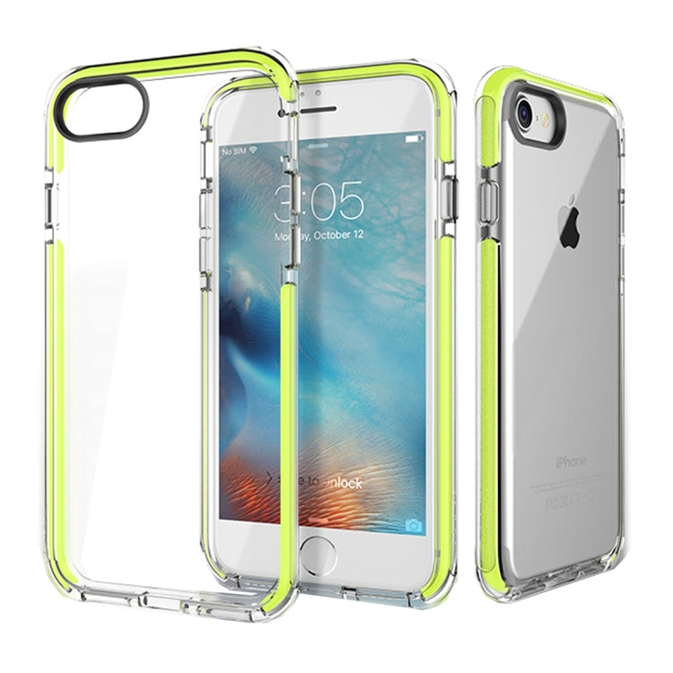 Rock for iPhone 8 Plus & 7 Plus   Drop-tested Military Guard Double Color Soft TPU + TPE Shockproof Protective Back Case(Light Green)
