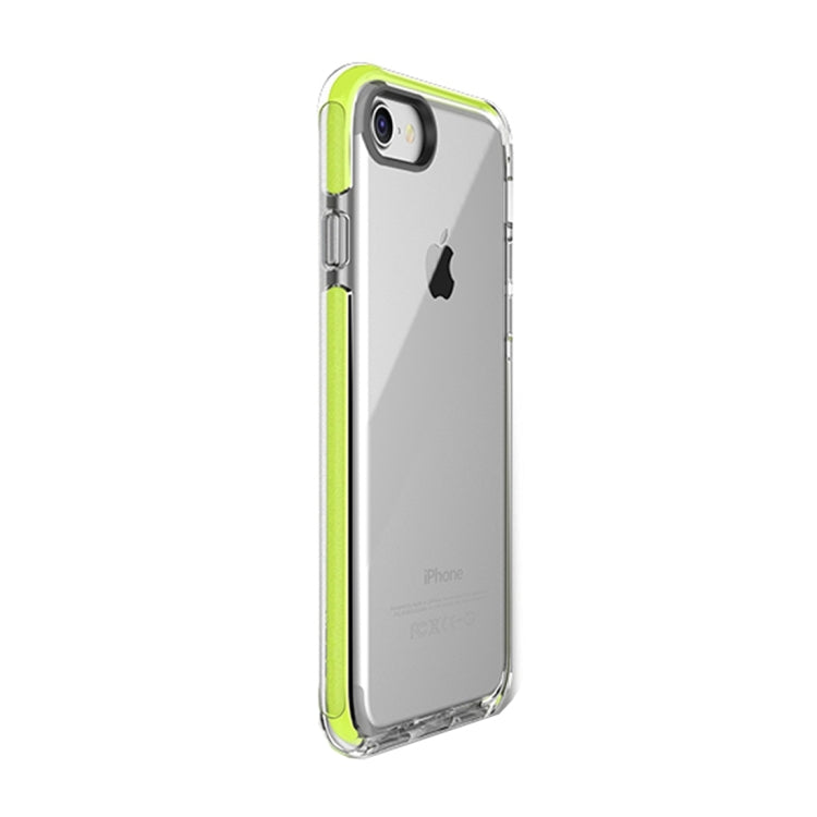 Rock for iPhone 8 Plus & 7 Plus   Drop-tested Military Guard Double Color Soft TPU + TPE Shockproof Protective Back Case(Light Green)