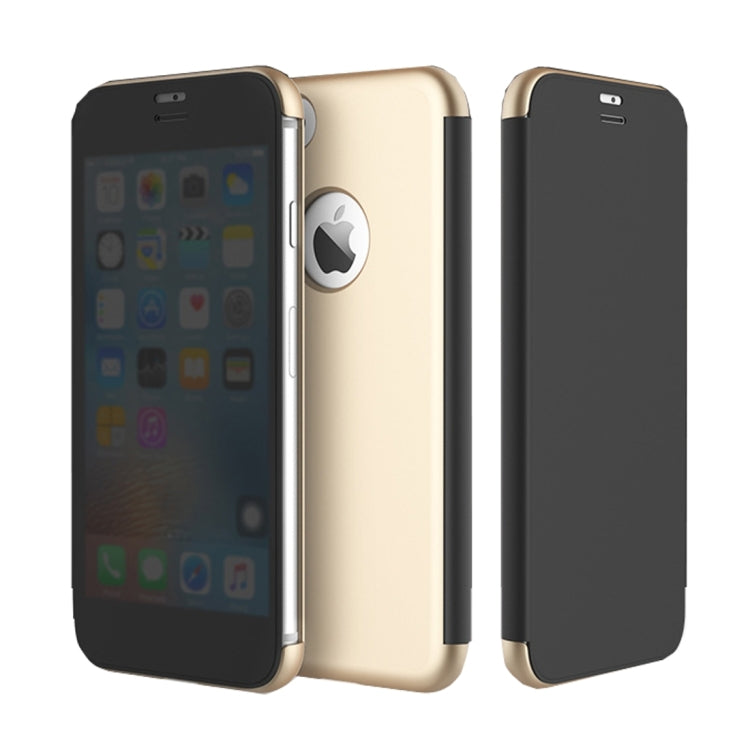 Rock Dr.V Series for iPhone 8 Plus & 7 Plus   Business Style Ultrathin Flip Protective Case with Visible Front Cover & Call Display ID