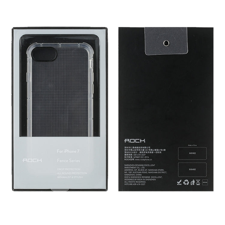 Rock for iPhone 8 Plus & 7 Plus   Shockproof Soft TPU Protective Case Back Shell Cover