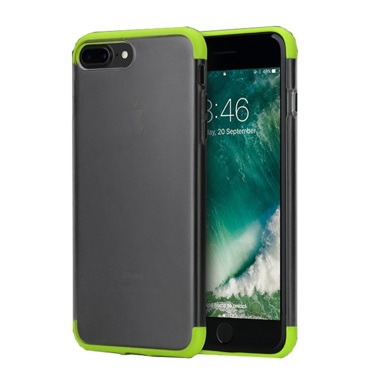 Rock Cheer Series for iPhone 8 Plus & 7 Plus   Frosted PC Protective Case Back Shell Cover with TPU Both Ends