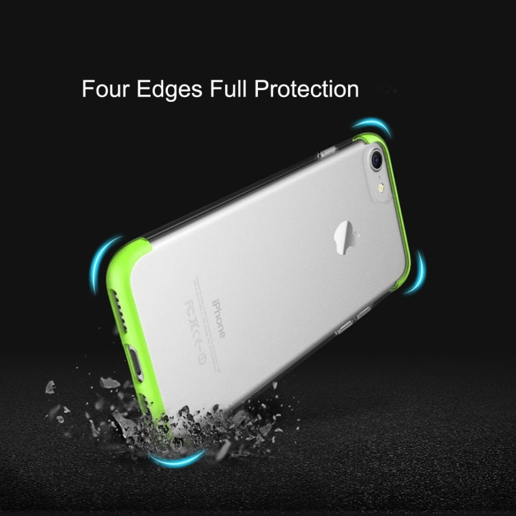 Rock Cheer Series for iPhone 8 Plus & 7 Plus   Frosted PC Protective Case Back Shell Cover with TPU Both Ends