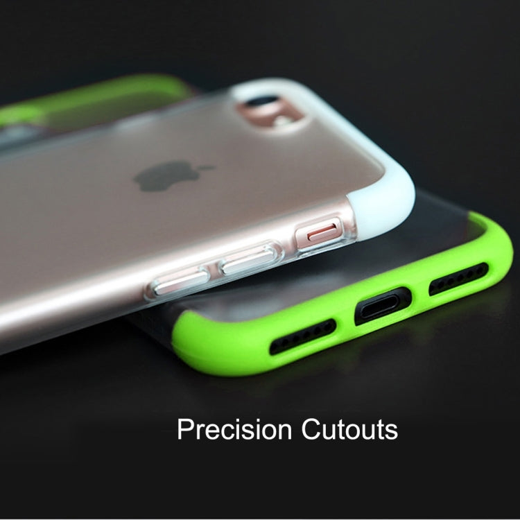Rock Cheer Series for iPhone 8 Plus & 7 Plus   Frosted PC Protective Case Back Shell Cover with TPU Both Ends