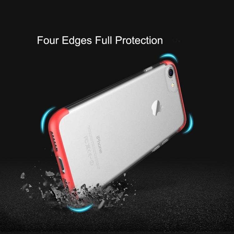 Rock Cheer Series for iPhone 8 Plus & 7 Plus   Frosted PC Protective Case Back Shell Cover with TPU Both Ends