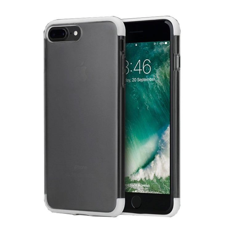 Rock Cheer Series for iPhone 8 Plus & 7 Plus   Frosted PC Protective Case Back Shell Cover with TPU Both Ends
