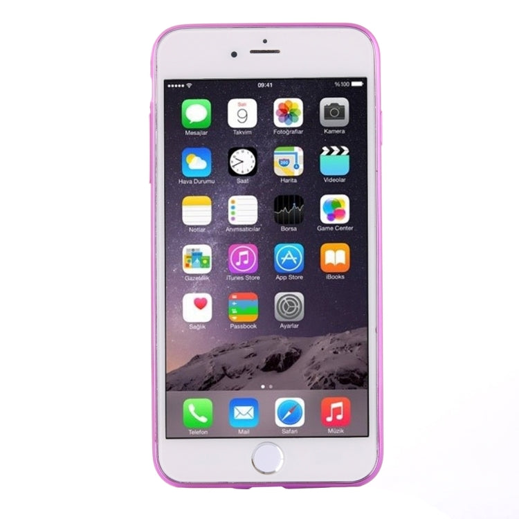 For iPhone 8 Plus & 7 Plus   Electroplating Hollowed-out Diamond Encrusted TPU Protective Case
