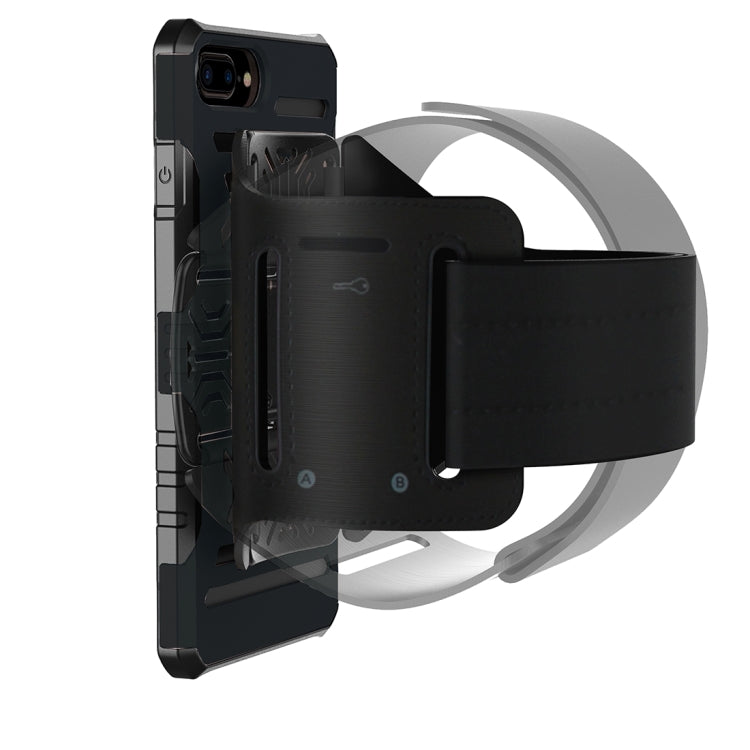 For iPhone 8 Plus & 7 Plus   Multi-function Outdoor Sport Armband with Detachable PC + TPU Combination Case