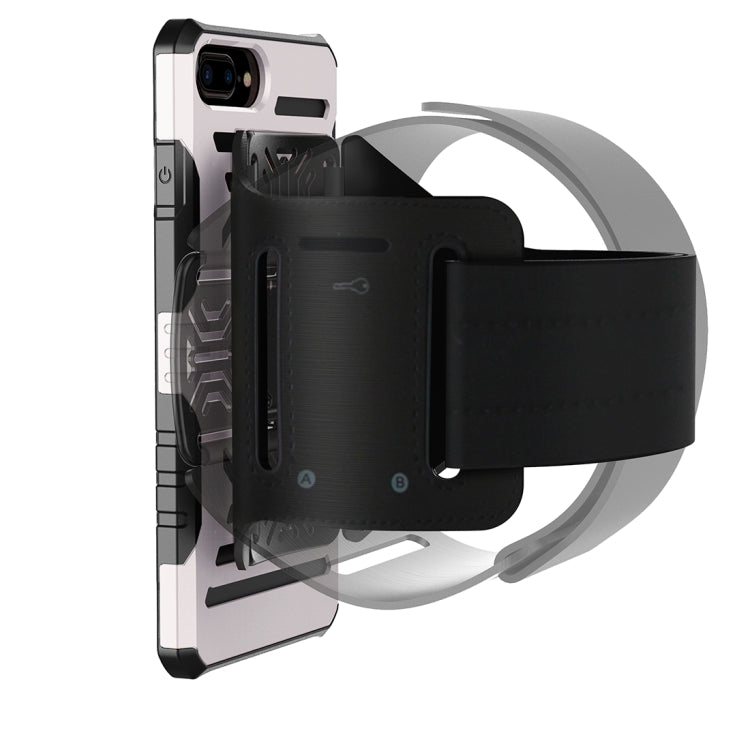 For iPhone 8 Plus & 7 Plus   Multi-function Outdoor Sport Armband with Detachable PC + TPU Combination Case