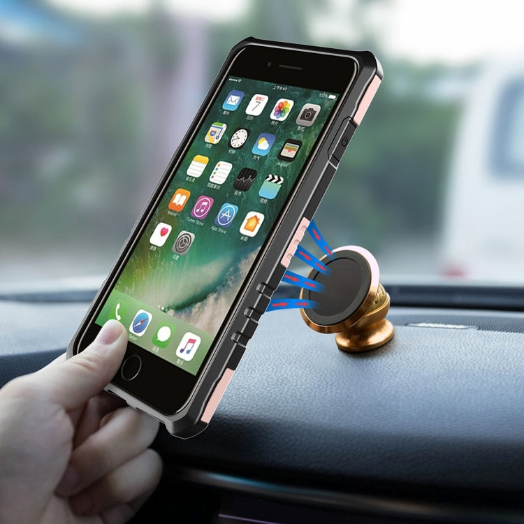 For iPhone 8 Plus & 7 Plus   Multi-function Outdoor Sport Armband with Detachable PC + TPU Combination Case