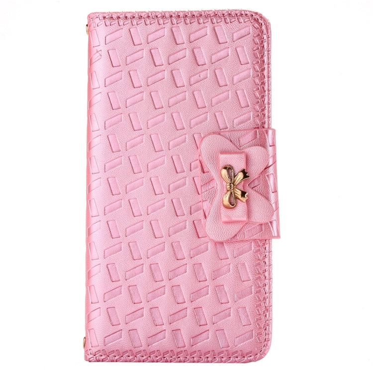 For iPhone 8 Plus & 7 Plus   Bowknot Embossing Horizontal Flip Leather Case with Holder & Card Slots & Wallet