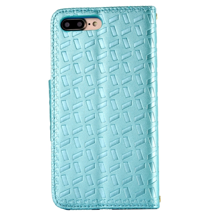 For iPhone 8 Plus & 7 Plus   Bowknot Embossing Horizontal Flip Leather Case with Holder & Card Slots & Wallet