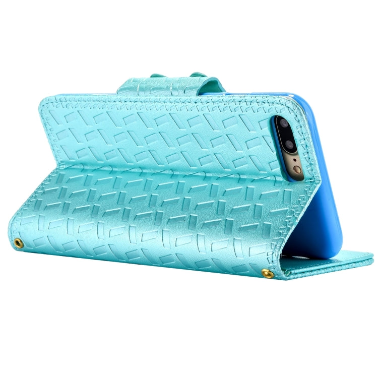 For iPhone 8 Plus & 7 Plus   Bowknot Embossing Horizontal Flip Leather Case with Holder & Card Slots & Wallet