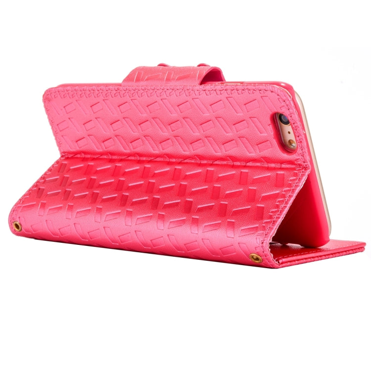 For iPhone 8 Plus & 7 Plus   Bowknot Embossing Horizontal Flip Leather Case with Holder & Card Slots & Wallet