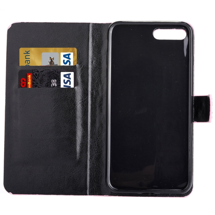 For iPhone 8 Plus & 7 Plus   Raindrops Pattern Horizontal Flip Leather Case with Holder & Card Slots
