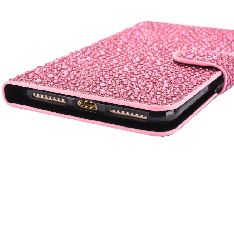 For iPhone 8 Plus & 7 Plus   Raindrops Pattern Horizontal Flip Leather Case with Holder & Card Slots